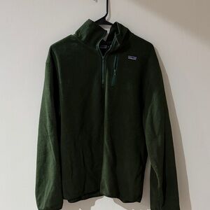 Patagonia Vintage Forest Green Half-Zip Fleece